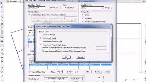 SAP2000   19 Nonlinear Staged Construction  Watch & Learn   YouTube