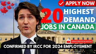 NEW! RECRUITERS 🇨🇦 High Demand Jobs in Canada 2024 with Salaries | Canada Job Market Trend 2024