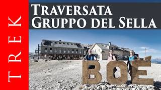 Traversata del Gruppo del Sella - da Passo Gardena a Passo Pordoi