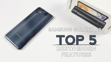 Samsung A04 Top 5 Best/Hidden Features | Tips & Tricks