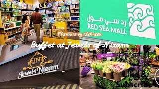 “We Tried the Buffet at Jewels of Nizam 😍 | Come With me to Red Sea Mall Jeddah Vlog”