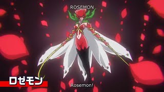 Lilimon evoluciona a Rosemon(Digimon Adventure 2020) #MimiTachikawa #Rosemon #Digimon🌹💗🙊