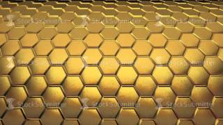 Hexagon Background Loop Full HD 3d