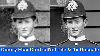 ComfyUI Flux Upscale:- Using Flux ControlNet Tile & 4x Upscale Simple Workflow