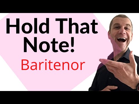 Hold That Note! Sustained Singing Exercise - Baritenor