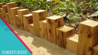 Are you looking for Wood Garden Edging Ideas to bordering your backyard garden? Yeah, you come in the right place. 