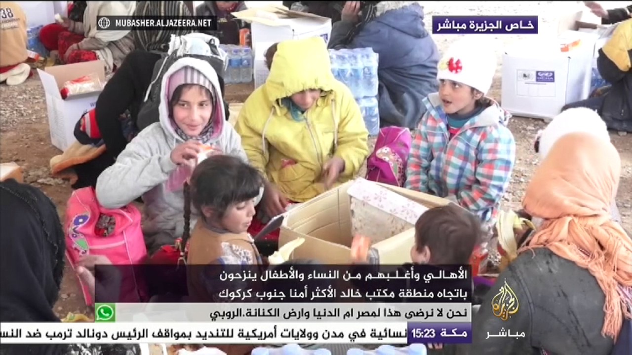نزوح جماعي للأهالي من مناطق بكركوك