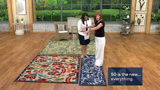 NOURISON HOME Oasis Garden Indoor/Outdoor Rug on QVC