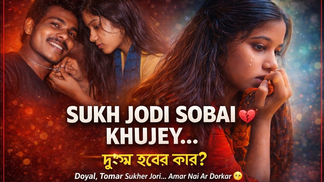 সুখ চাই সবাই… কিন্তু দুঃখটা কার ভাগ্যে? 😢 | Heart Touching Bangla Emotional Song 2026 #NewBangla