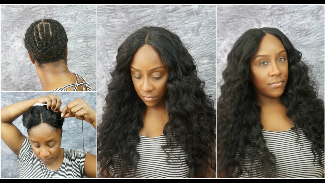 How To Do A Lace Closure Full Sew In Tutorial No Leave Out