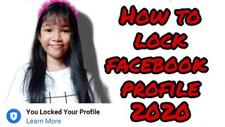 How to lock Facebook Profile 2020 (Philippines??) | JESS LOVE79