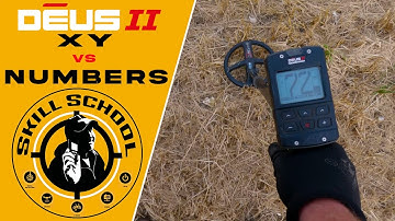 XP Deus 2 XY scherm versus cijfers