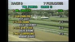 Saratoga 1995 - August 23rd - Thoroughbred Action - Harvey Pack