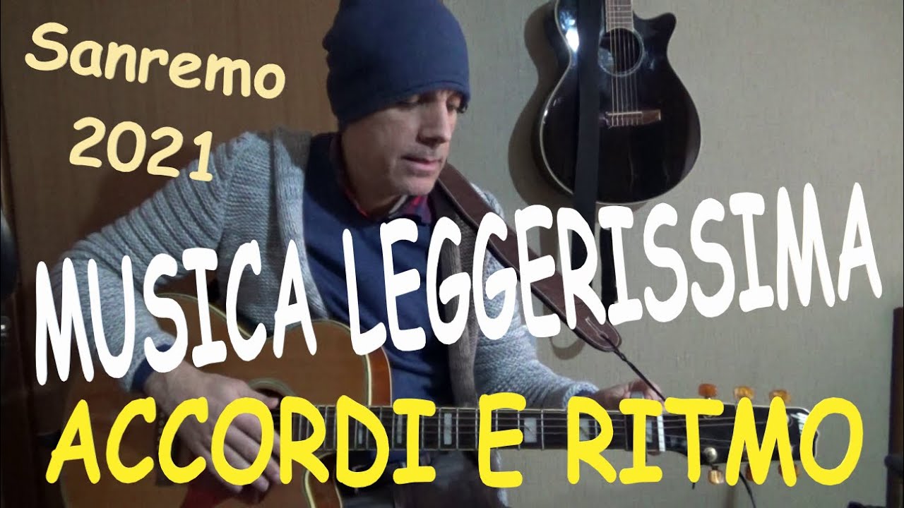 musica leggerissima chitarra accordi e ritmo