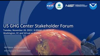 US Greenhouse Gas Center Stakeholder Forum 1 of 3