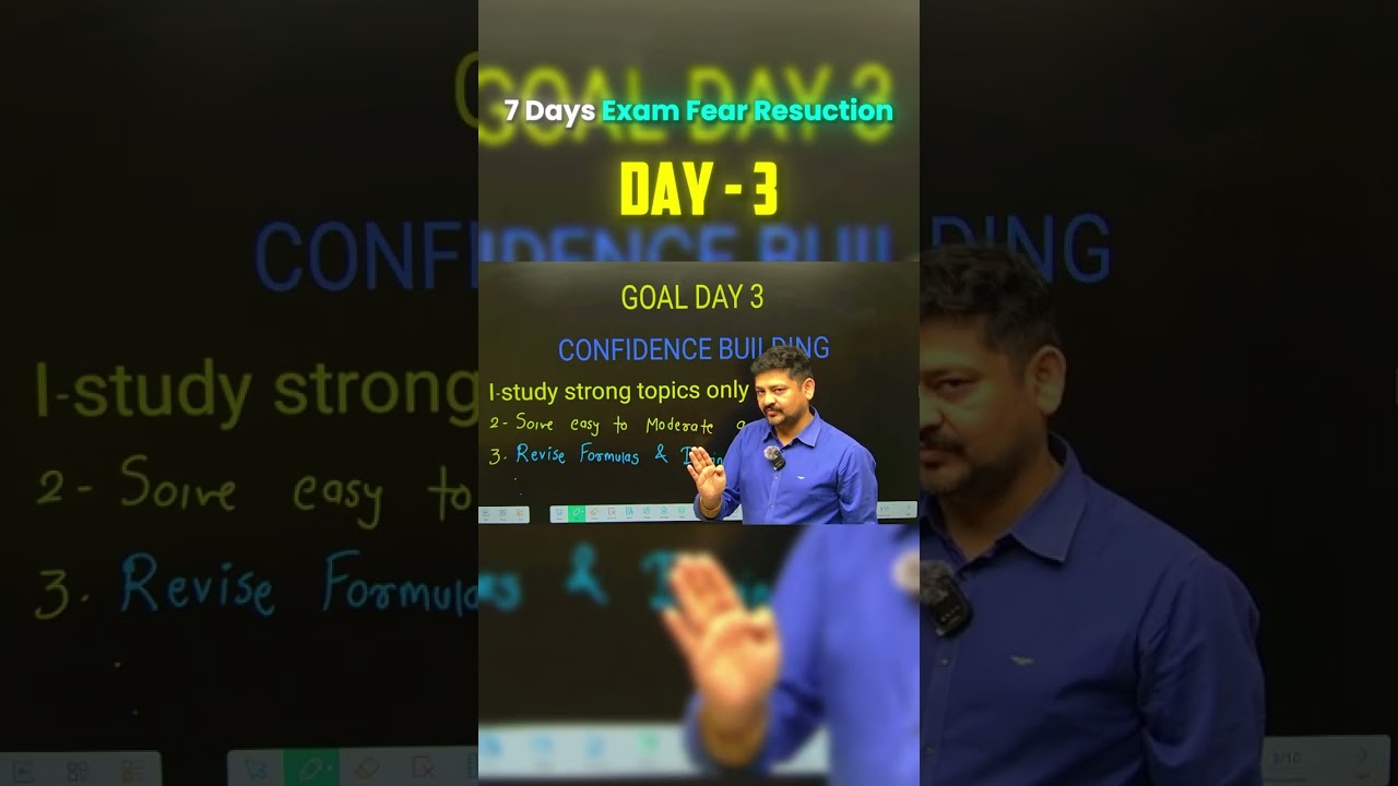 EXAM FEAR ? 7 Days exam Reduction Plan.Day 3