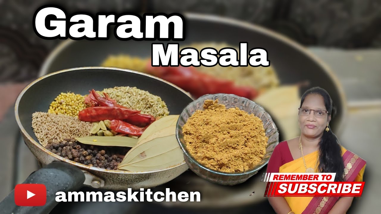 Garam masala tamil recipe non veg masala YouTube