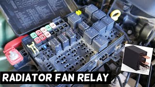 CHRYSLER 300 RADIATOR FAN RELAY LOCATION REPLACEMENT CHRYSLER 300 OVERHEATING