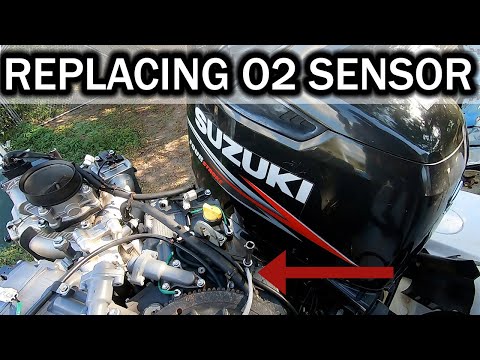 Replacing the O2 Sensor on Suzuki 300 Motor