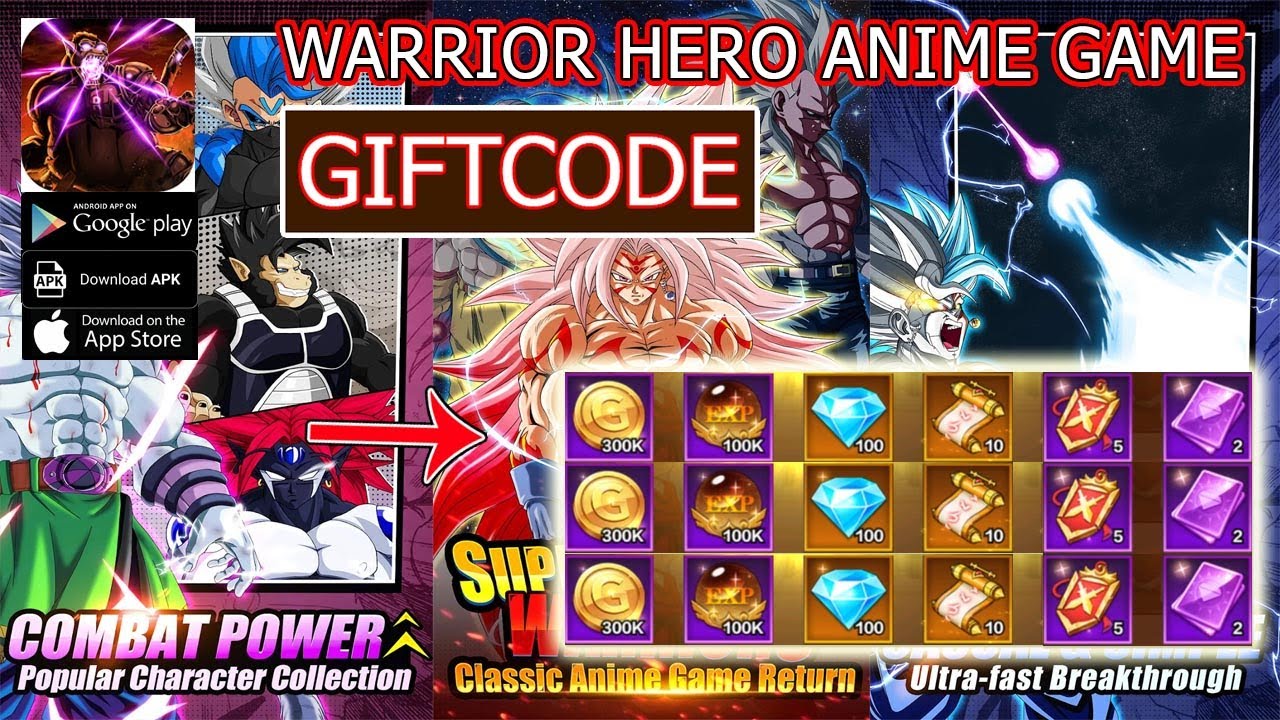 Warrior: Hero Anime & All Redeem Codes  3 Giftcodes Warrior Hero Anime  Game - How to Redeem code 