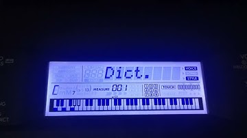 Chord Dictionary Mode on YAMAHA PSR-E373