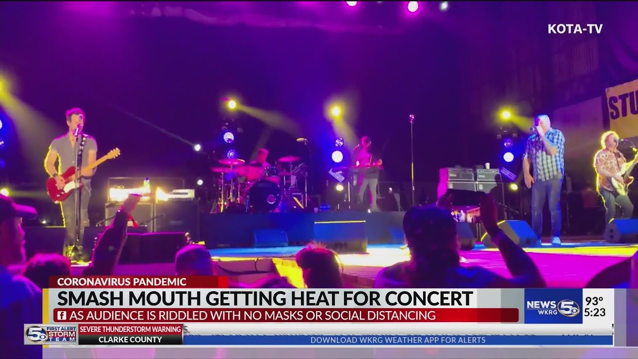 VIDEO: Smash Mouth facing backlash over packed concert at Sturgis rally