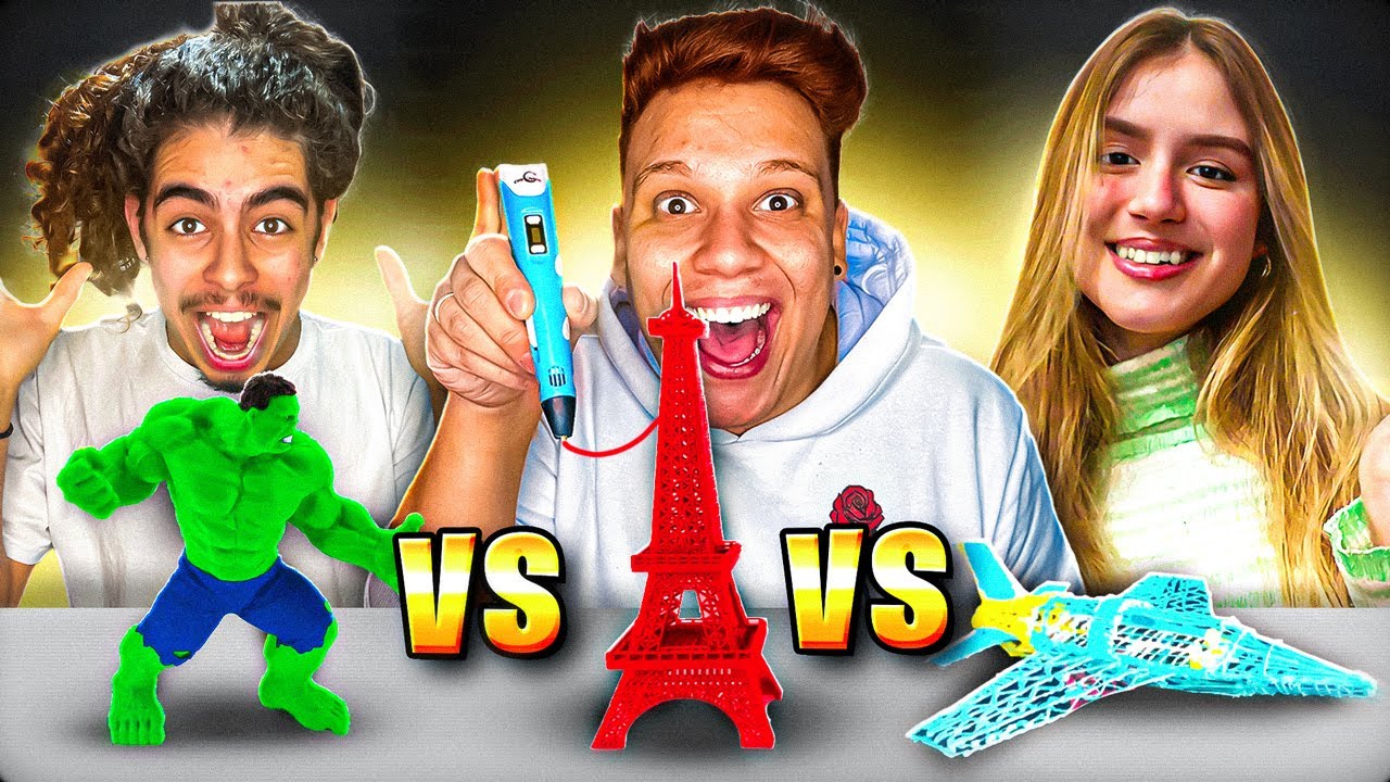 QUEM FIZER A MELHOR ESCULTURA COM CANETA 3D VENCE!