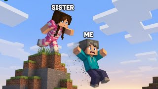 I Challenge My Sister For PVP 