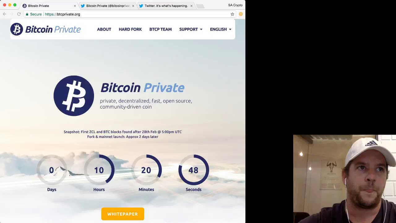 SA Crypto - Zclassic ZCL / Bitcoin Private BTCP Fork - Live Coverage