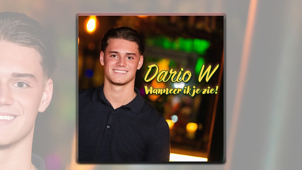 Dario W debuteert glansrijk met aanstekelijke single.“Wanneer ik je zie!”