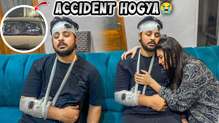 AREEB KA ACCIDENT HOGYA 😱 | Ro Ro K Bura Hal Hogya 😭