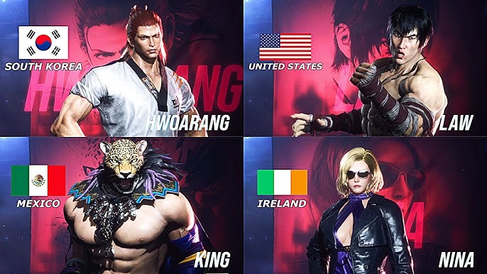 King Of Fighters - Nationalities 