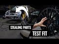 2Forge Wheel Test Fit & Stealing Mk6 Parts - Part 5 - MK5 GOLF EX VW CUP CAR - DARKSIDE DEVELOPMENTS
