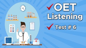 OET Listening Test with Answers/ Test:6 Sample Test for Doctors 2021 #doctors #pmsdc #oet #listening
