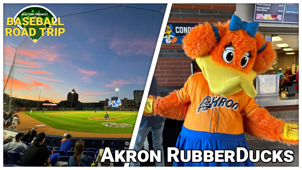 Eastern Midwest Baseball Road Trip Ep 17: Akron RubberDucks - YouTube