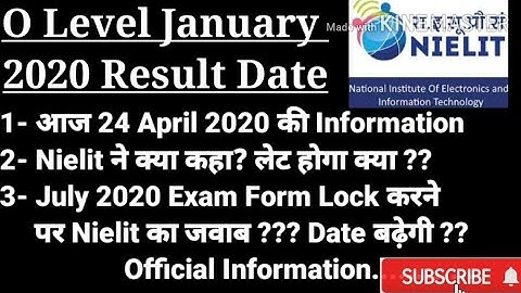 O Level January 2020 Result Date New Notification... ||Latest 24 April 2020 News || #olevelresults