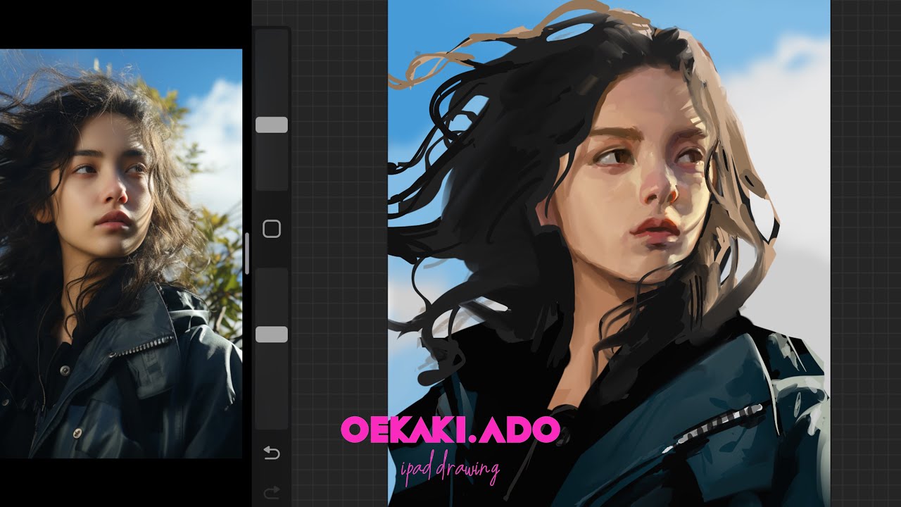 【AI模写】ライティングを仮定してから着色します(Procreate)