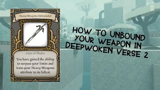 How to Unbound Your Weapon | Deepwoken Verse 2 screenshot 3