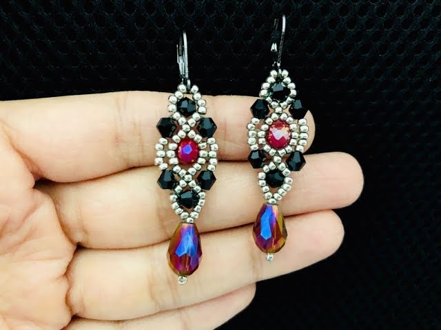 Holiday Earrings || DIY Beaded Earrings || Simple Earrings