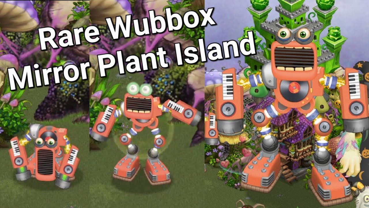 Power up secondary Rare Wubbox on Mirror Plant island YouTube