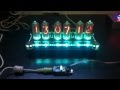 Sven nixie clock with IN-8-2 nixies on new thyratron tube board and GPS receiver