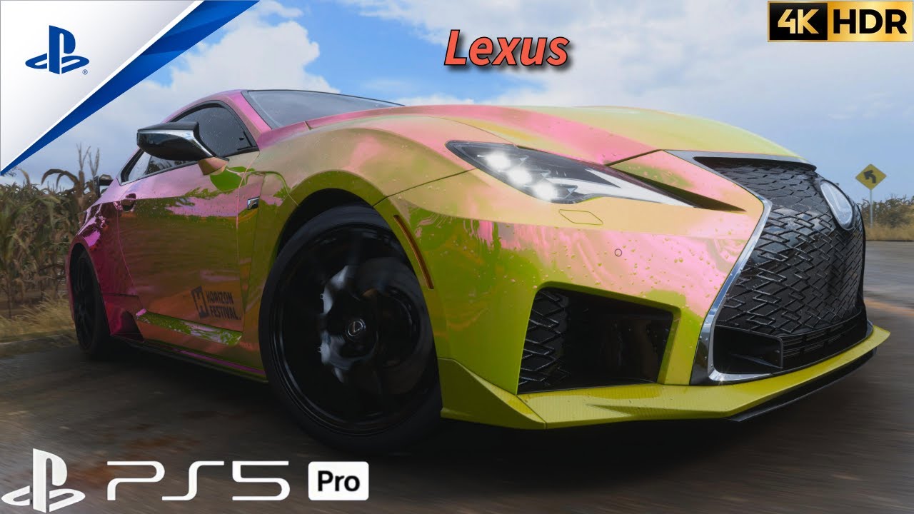 Forza Horizon 5 | Lexus RCF Track | SPEED TEST | NO COMMENTARY | GamePlay PS5 PRO