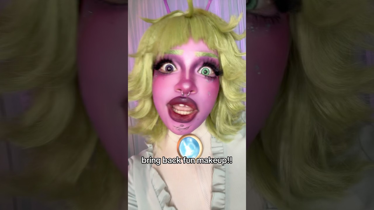 Bring back Fun Makeup! #cosplay #alien