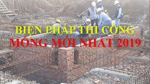 Kinh nghiệm thi công móng cọc ly tâm - Biện pháp thi công cốp pha móng MỚI NHẤT 2019