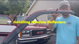 AVS Window Deflector Install: 88’-99’ GMC/Chevy C/K1500