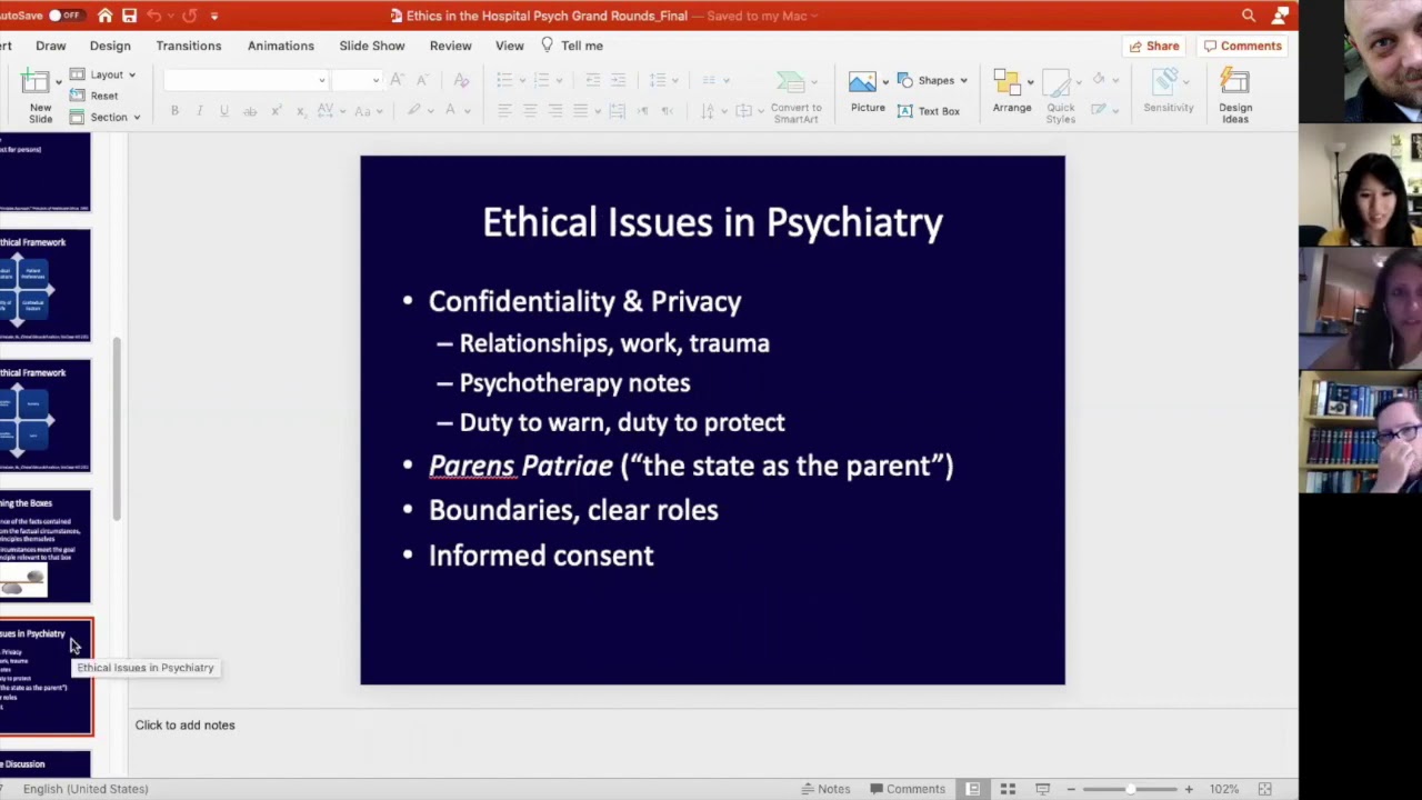 The Ethics Committee and Psychiatry: What the Clinician, Patient, and Family Should Know