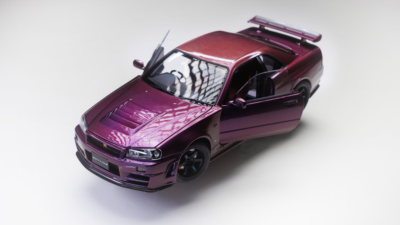 1/18 Nissan Skyline GT-R GTR (R34) Z-Tune (Midnight Purple