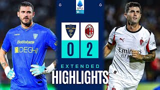 MAXI SINTESI LECCE-MILAN 0-2 | EXTENDED HIGHLIGHTS | SERIE A ENILIVE 2025/26