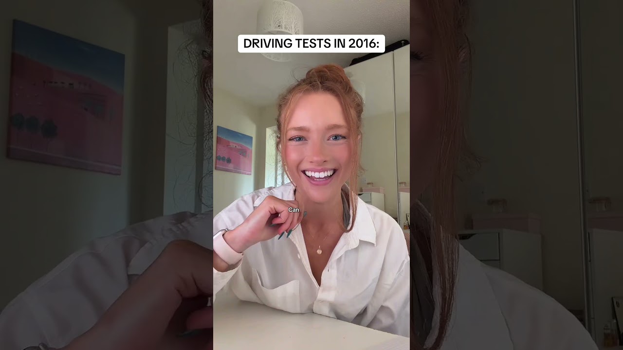 DRIVING TESTs THROUGHOUT THE YEARS 😭: #fyp #drivingtest #throughoutheyears #thenvsnow #uk #pov