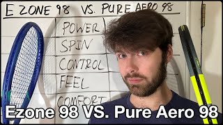 The Yonex Ezone 98 VS The Babolat Pure Aero 98 / Which Is Better For You